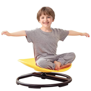 Kids Sensory Swivel Chair | Yellow