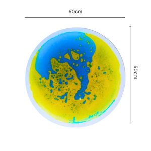 Sensory Liquid Floor Tile - Blue & Yellow