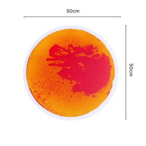 Sensory Liquid Floor Tile | Orange & Red