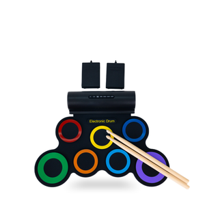Electronic Kids Rollup Drum Set | Colourful
