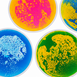 Sensory Liquid Floor Tile - Blue & Yellow