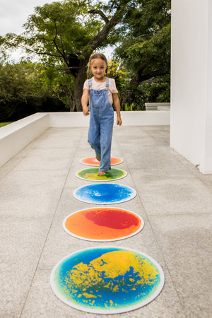 Sensory Liquid Floor Tile | Blue & Pink