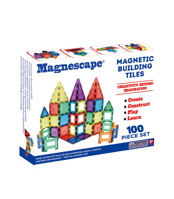 Magnescape™ Magnetic Tiles | 100pcs