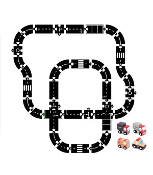 Kids flexible car track toy set | 40pcs