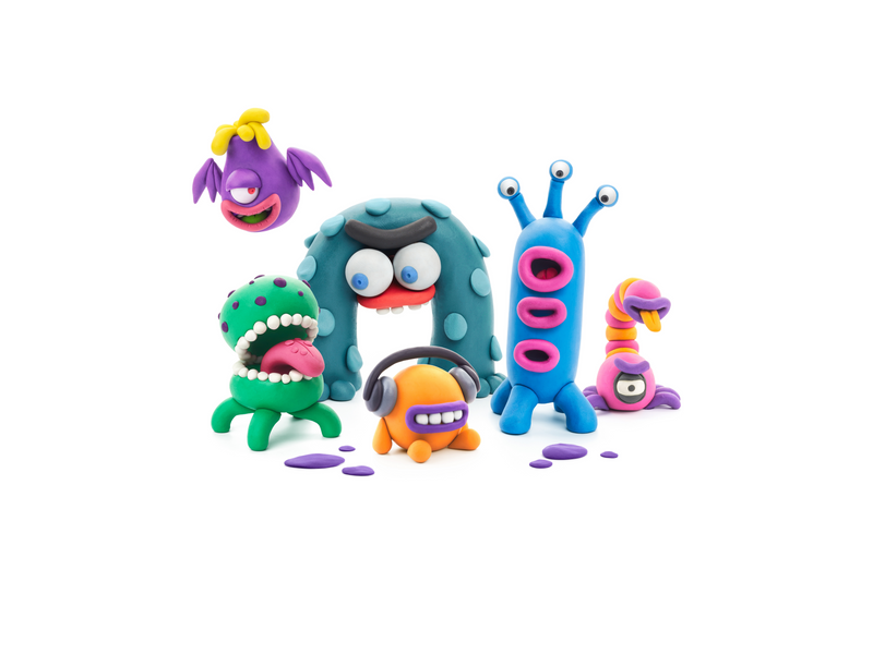 Hey Clay® Modelling Air-Dry Clay | Aliens with Fun Interactive App