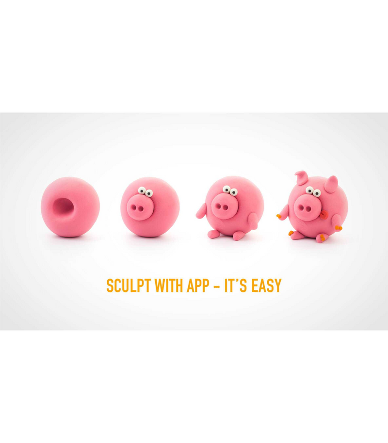 Hey Clay® Modelling Air-Dry Clay | Animals with Fun Interactive App
