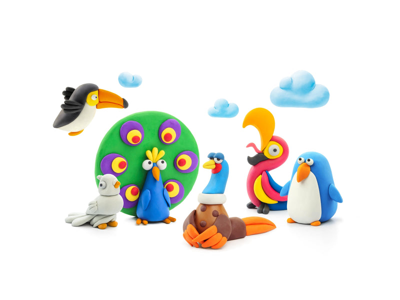 Hey Clay® Modelling Air-Dry Clay | Birds with Fun Interactive App