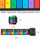 Electronic Kids Rollup Keyboard/Piano | Colourful