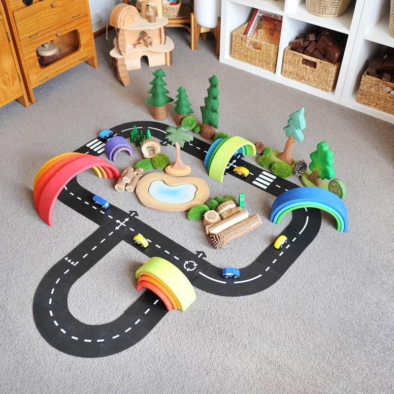 Kids flexible car track toy set | 40pcs